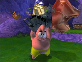 In game image of SpongeBob SquarePants: Battle for Bikini Bottom on the Microsoft Xbox.