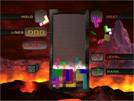 In game image of Tetris Worlds on the Microsoft Xbox.