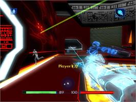 In game image of Tron 2.0 - Killer App on the Microsoft Xbox.