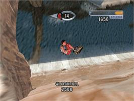 In game image of Wakeboarding Unleashed featuring Shaun Murray on the Microsoft Xbox.