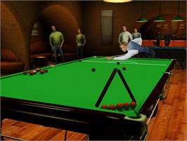 In game image of World Snooker Championship 2005 on the Microsoft Xbox.