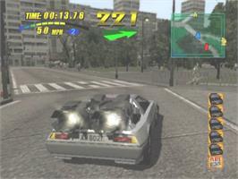 In game image of Wreckless - The Yakuza Missions on the Microsoft Xbox.