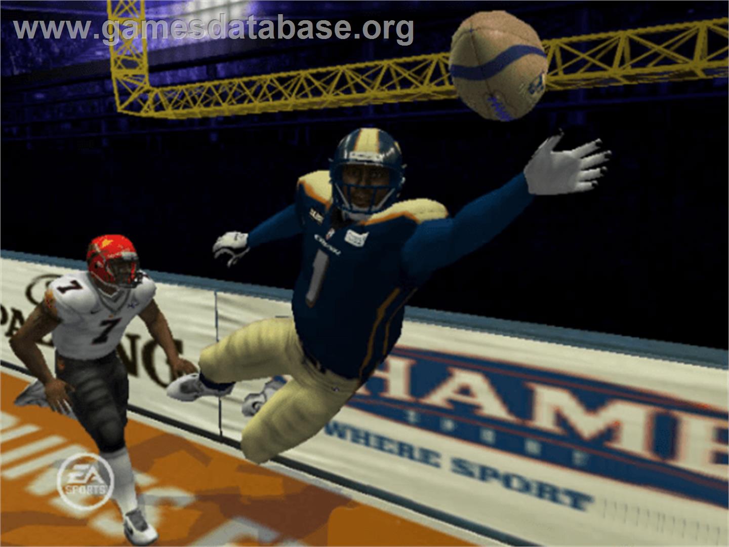 Arena Football - Microsoft Xbox - Artwork - In Game