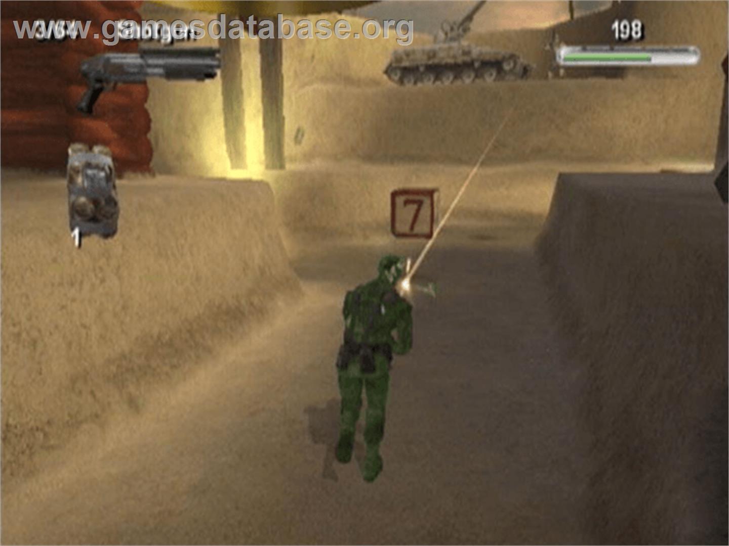 Army Men: Sarge's War - Microsoft Xbox - Artwork - In Game
