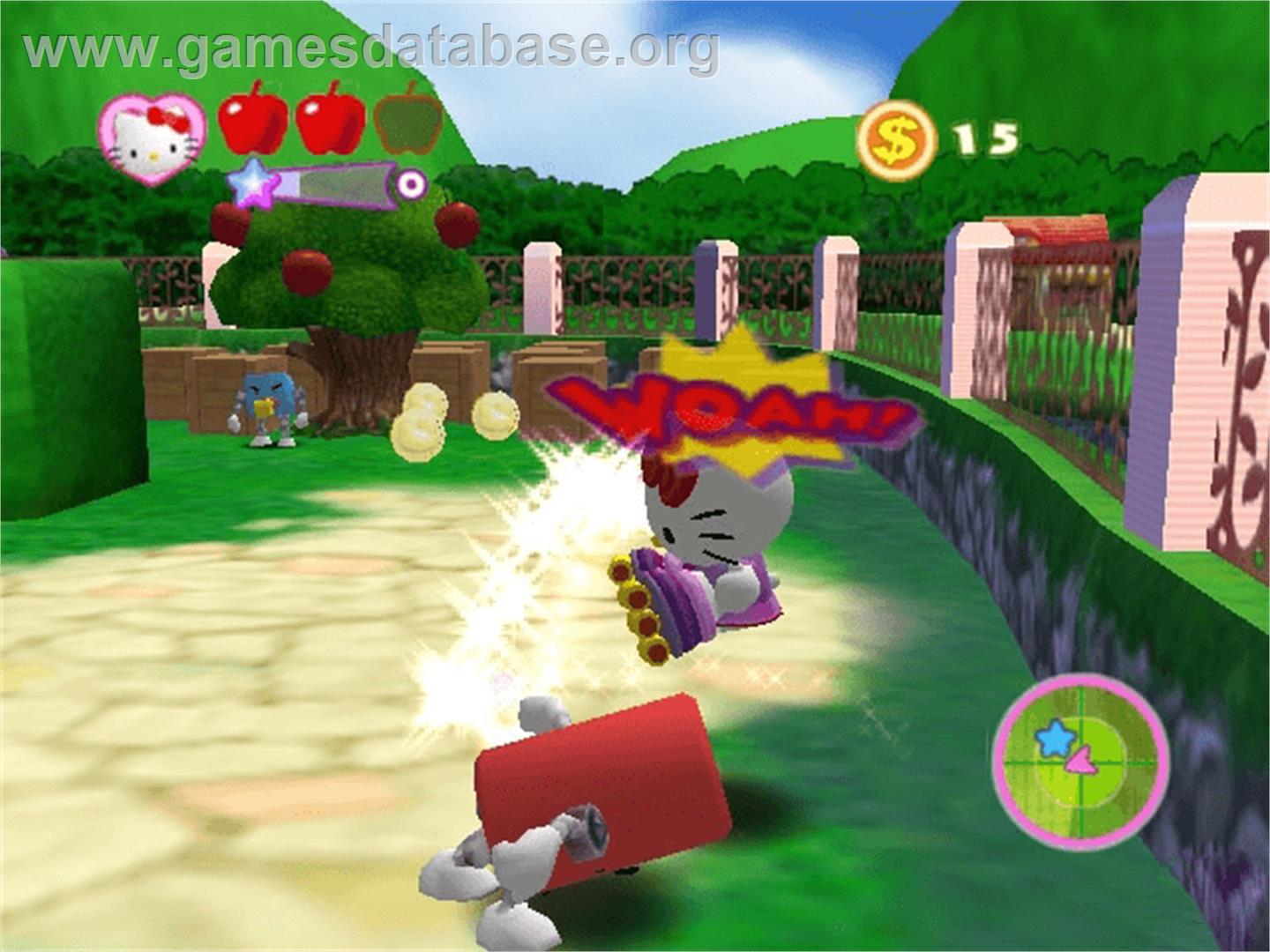 Hello Kitty Roller Rescue - Microsoft Xbox - Artwork - In Game