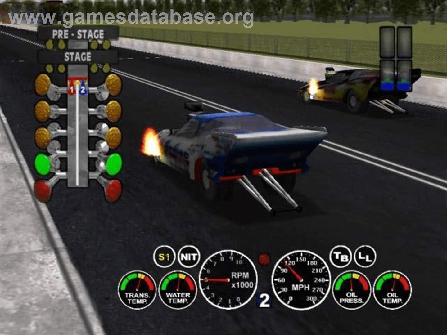 IHRA Drag Racing 2004 - Microsoft Xbox - Artwork - In Game