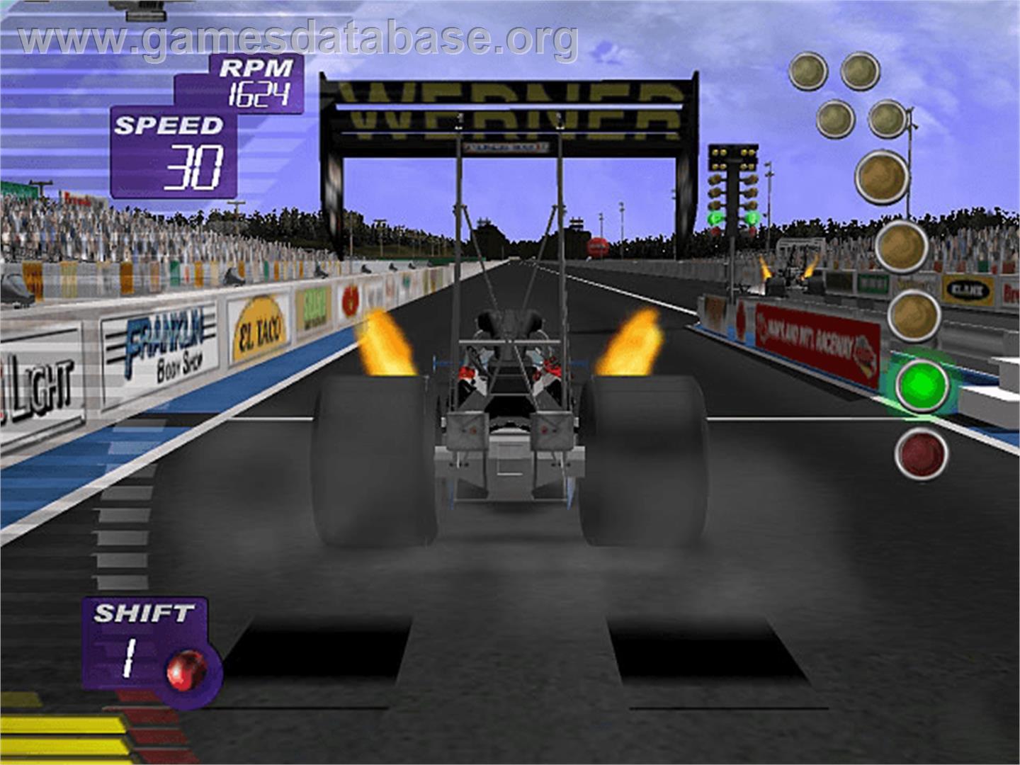 IHRA Professional Drag Racing 2005 - Microsoft Xbox - Artwork - In Game