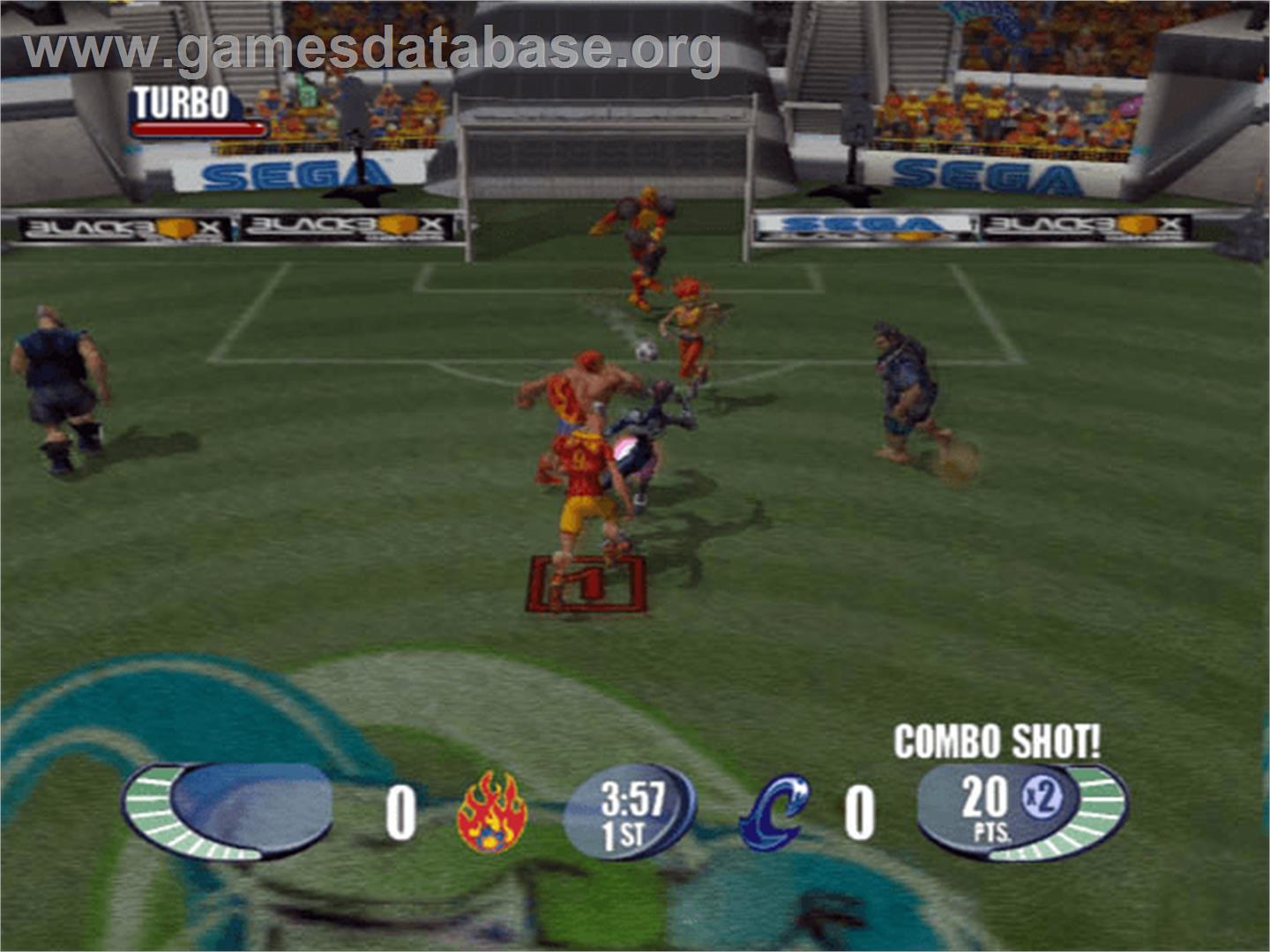Sega Soccer Slam - Microsoft Xbox - Artwork - In Game