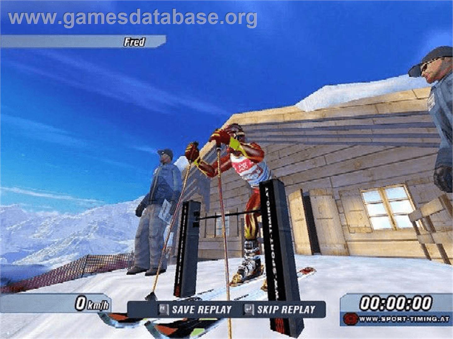 Ski Racing 2005 Featuring Hermann Maier - Microsoft Xbox - Artwork - In Game