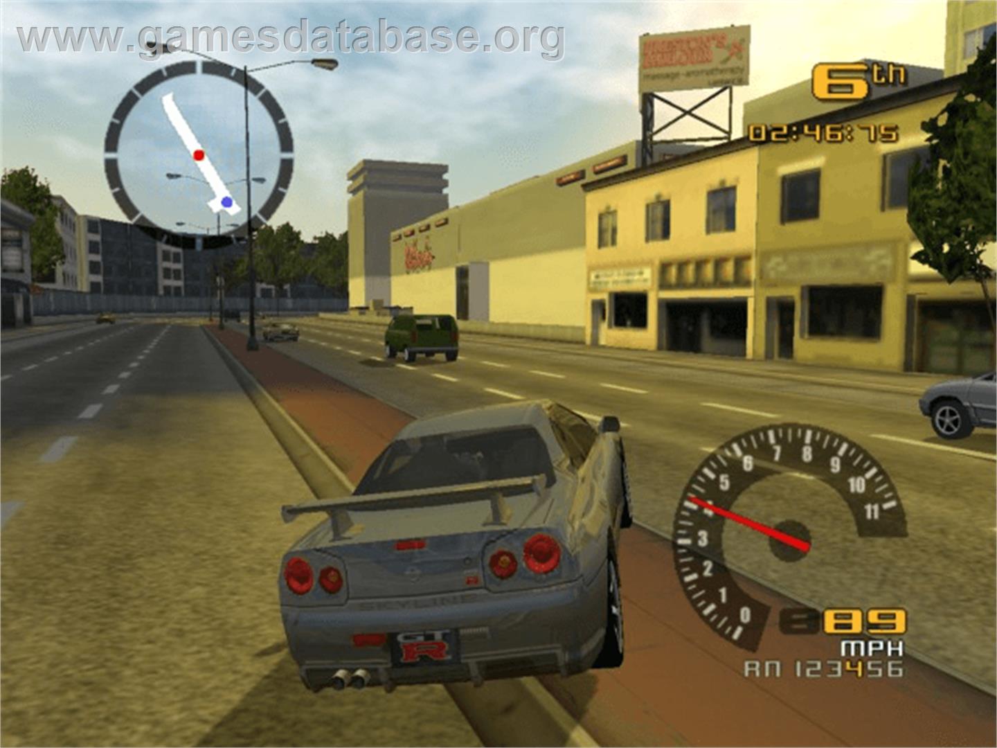 TD Overdrive - The Brotherhood Of Speed - Microsoft Xbox - Artwork - In Game