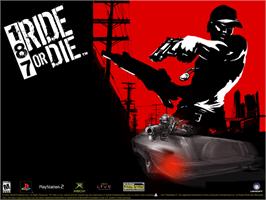 Title screen of 187: Ride or Die on the Microsoft Xbox.