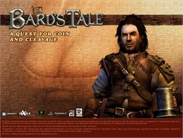 Title screen of Bard's Tale, The on the Microsoft Xbox.