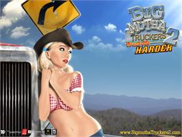 Title screen of Big Mutha Truckers 2: Truck Me Harder on the Microsoft Xbox.