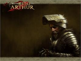 Title screen of King Arthur on the Microsoft Xbox.