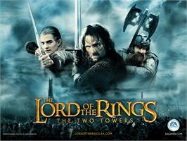 Title screen of Lord Of The Rings, The - The Two Towers on the Microsoft Xbox.