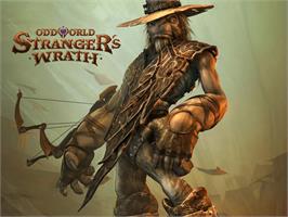 Title screen of Oddworld - Stranger's Wrath on the Microsoft Xbox.