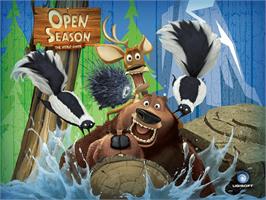Title screen of Open Season on the Microsoft Xbox.