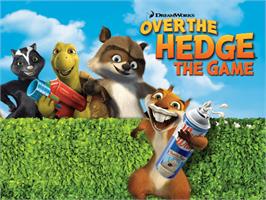 Title screen of Over the Hedge on the Microsoft Xbox.