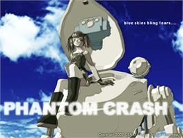 Title screen of Phantom Crash on the Microsoft Xbox.