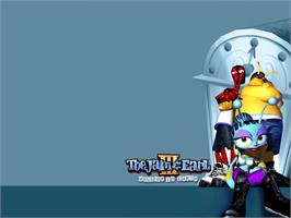 Title screen of Toejam And Earl 3 - Mission To Earth on the Microsoft Xbox.