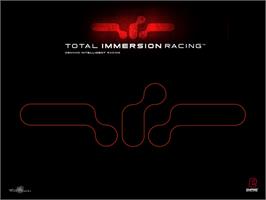 Title screen of Total Immersion Racing on the Microsoft Xbox.