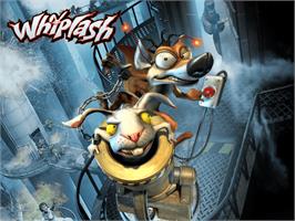 Title screen of Whiplash on the Microsoft Xbox.