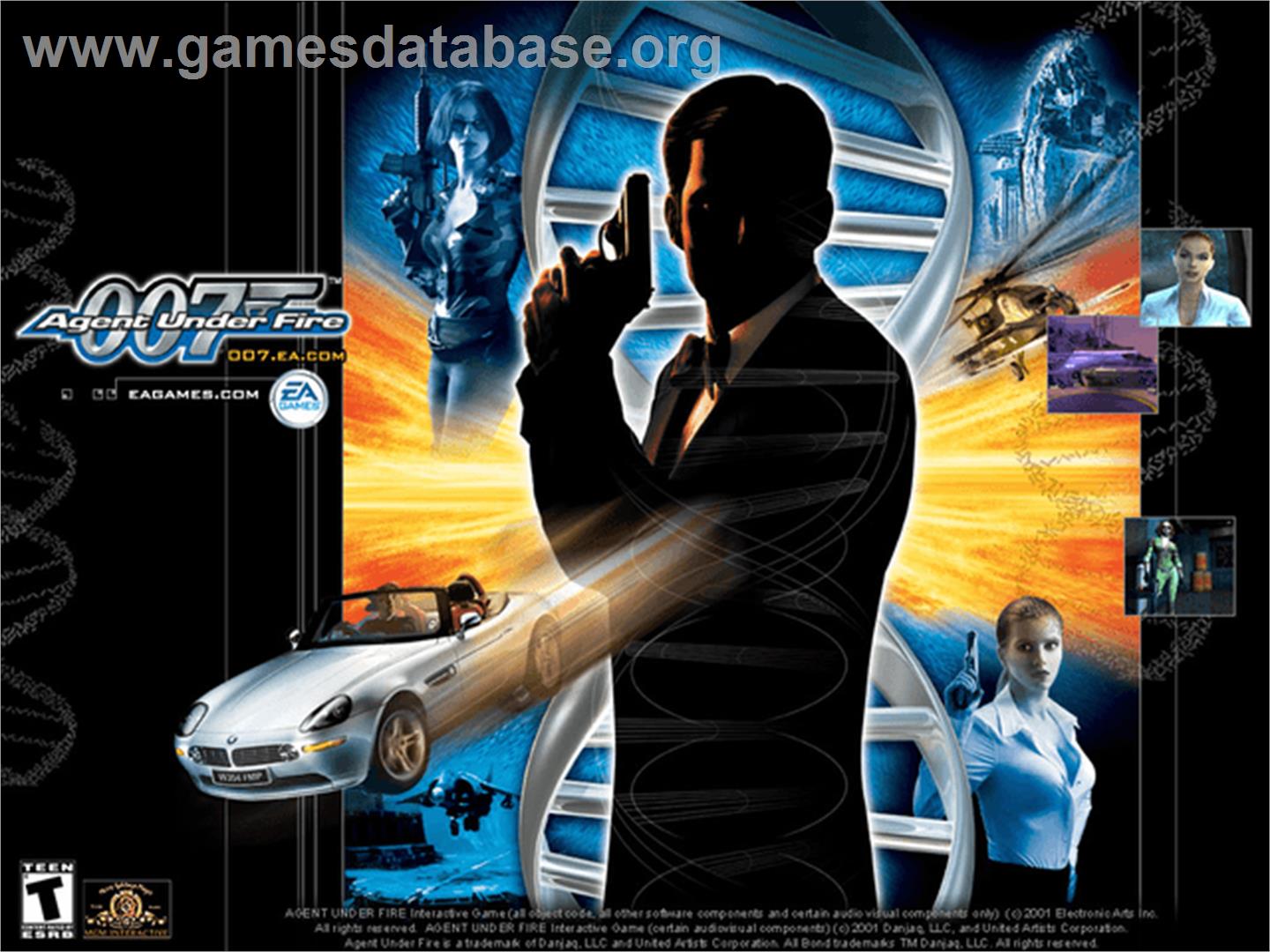 007: Agent Under Fire - Microsoft Xbox - Artwork - Title Screen
