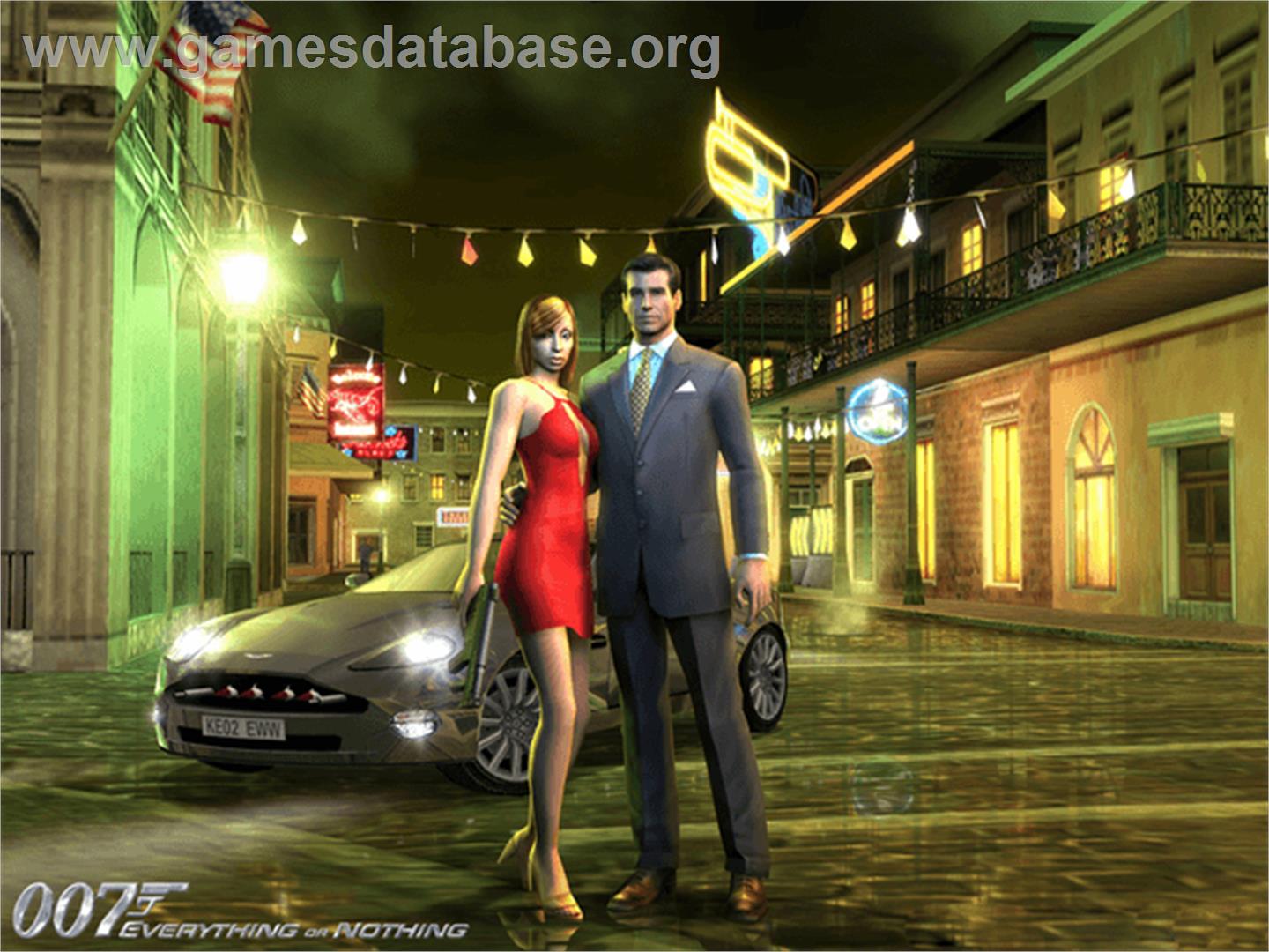 007 - Everything Or Nothing - Microsoft Xbox - Artwork - Title Screen