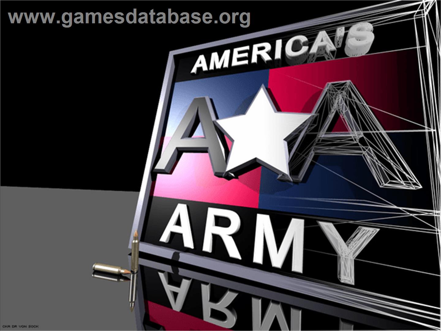 America's Army: Rise of a Soldier (Special Edition) - Microsoft Xbox - Artwork - Title Screen