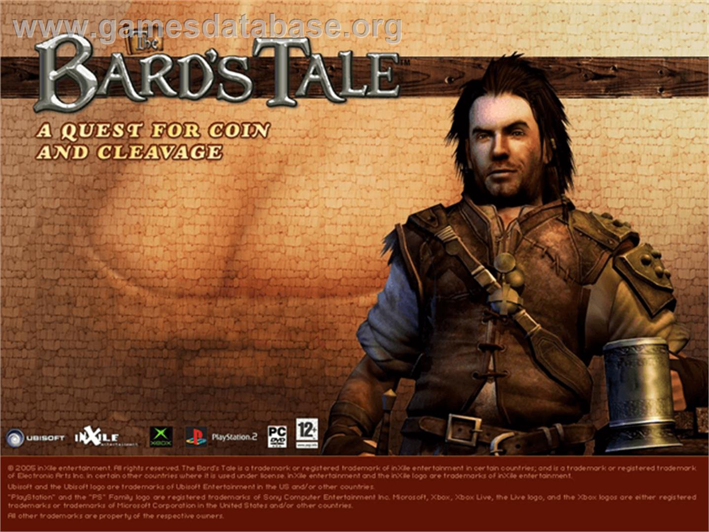 Bard's Tale, The - Microsoft Xbox - Artwork - Title Screen