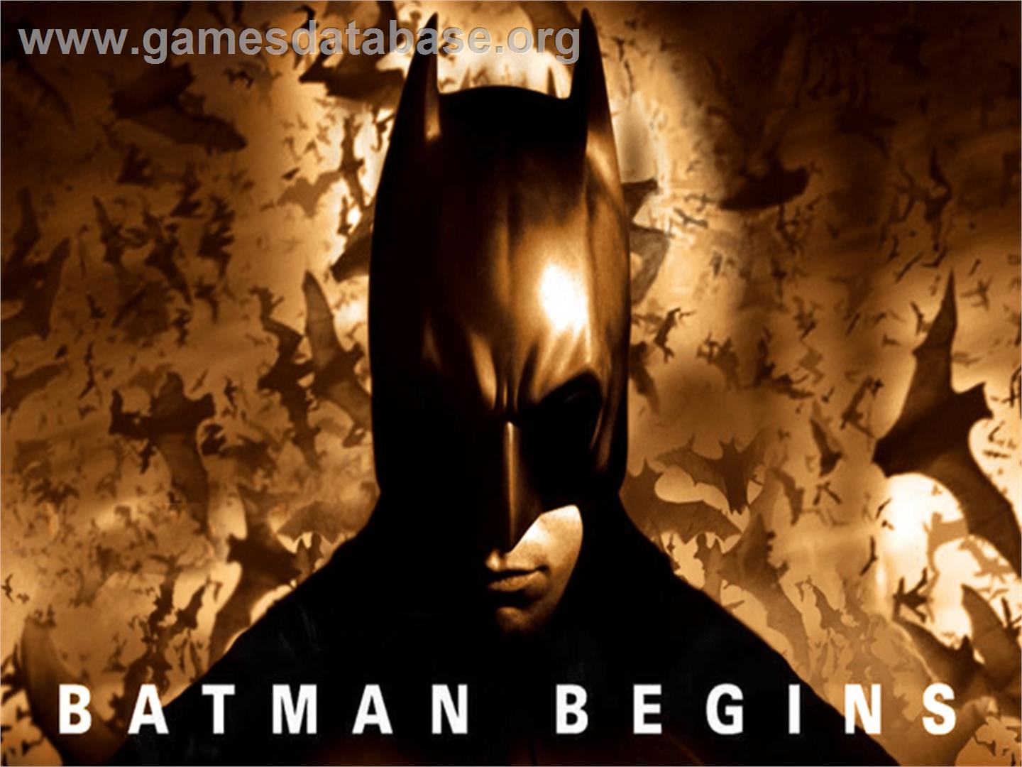 Batman Begins - Microsoft Xbox - Artwork - Title Screen