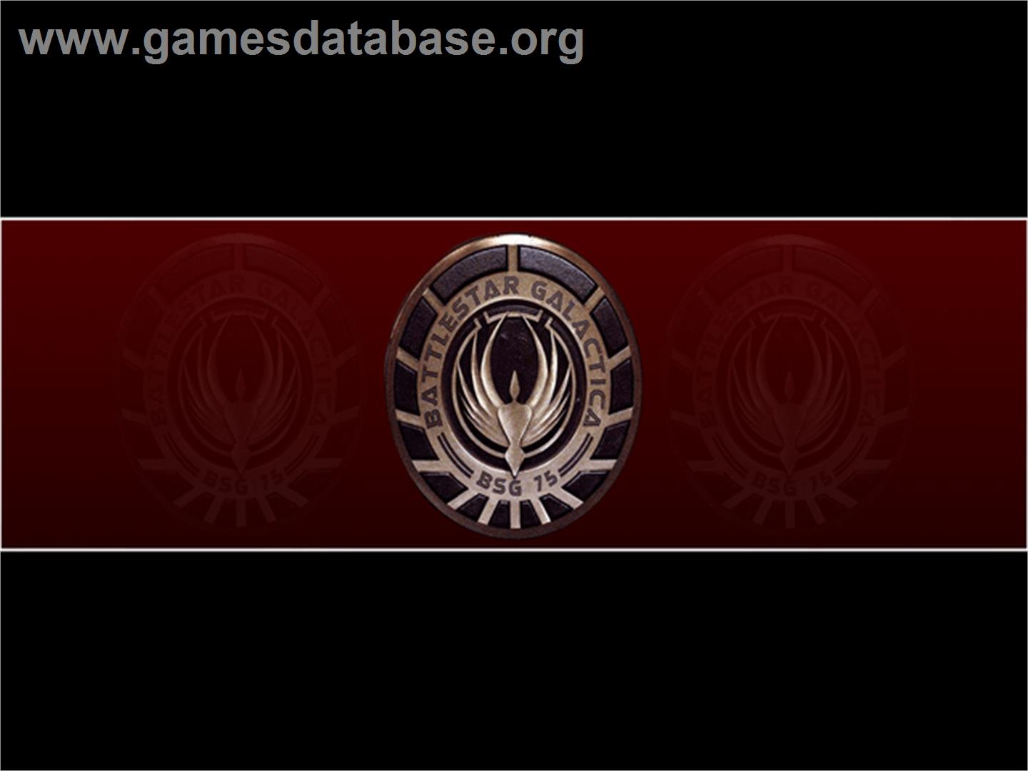 Battlestar Galactica - Microsoft Xbox - Artwork - Title Screen