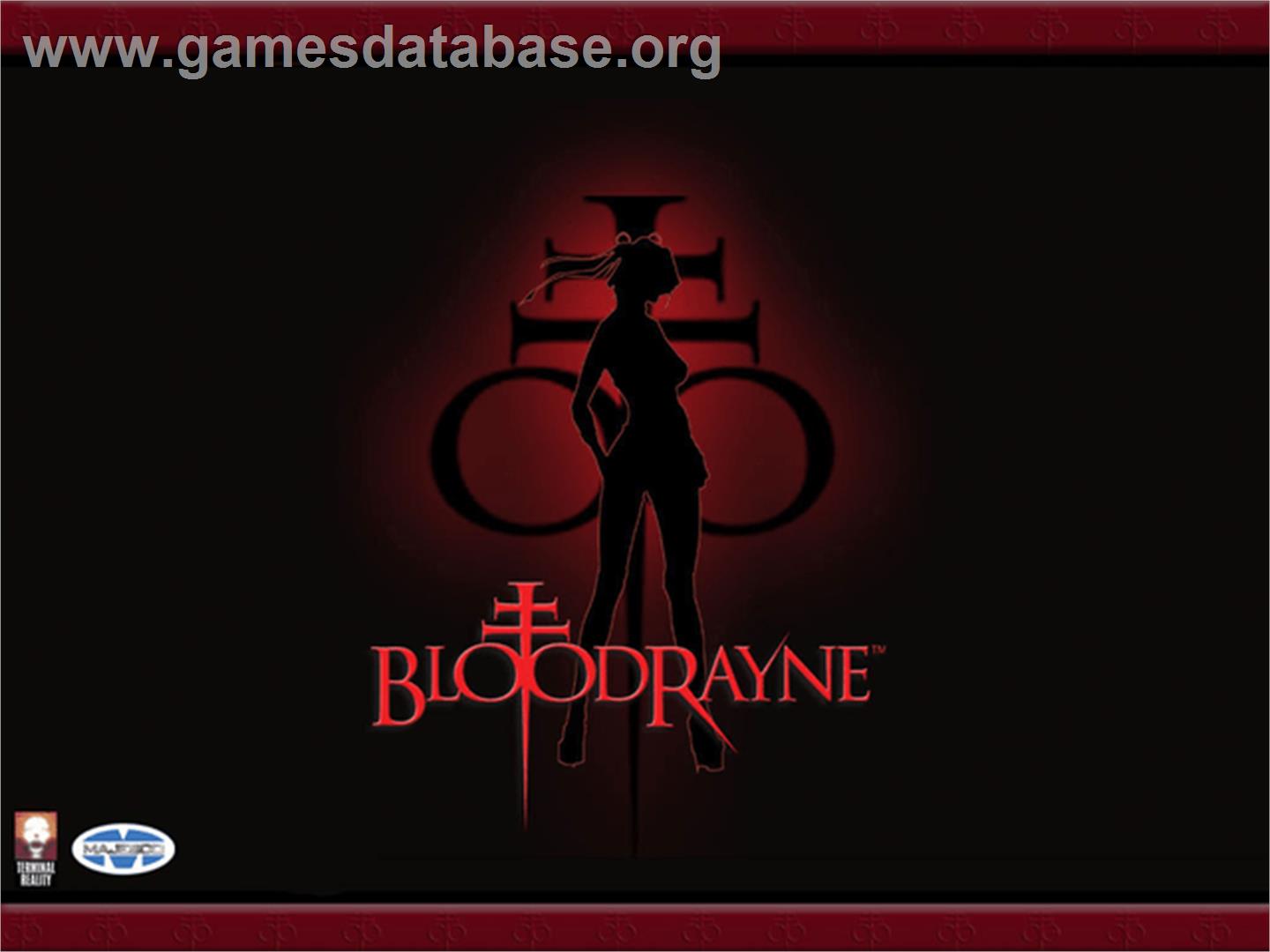 BloodRayne - Microsoft Xbox - Artwork - Title Screen