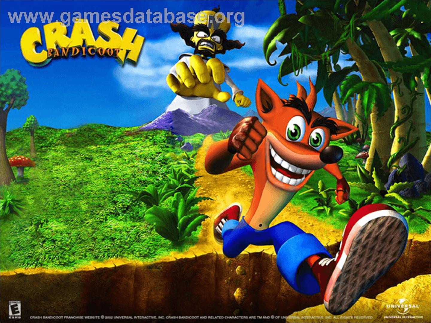 Crash Bandicoot - The Wrath Of Cortex - Microsoft Xbox - Artwork - Title Screen