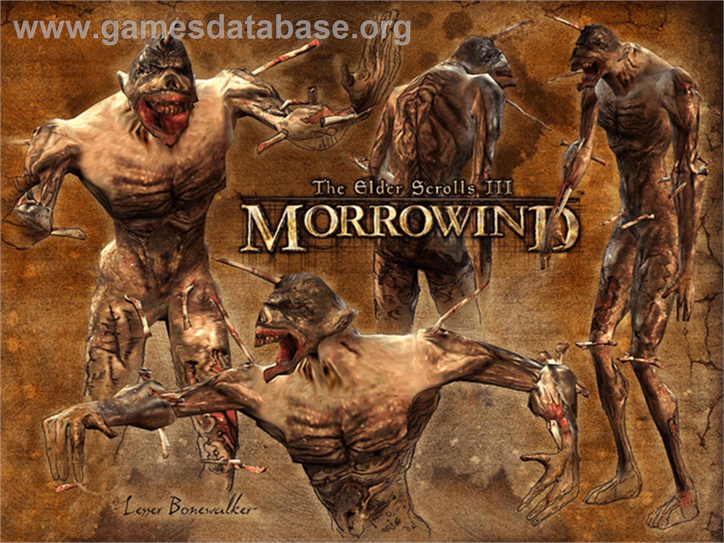 Elder Scrolls 3, The - Morrowind - Microsoft Xbox - Artwork - Title Screen