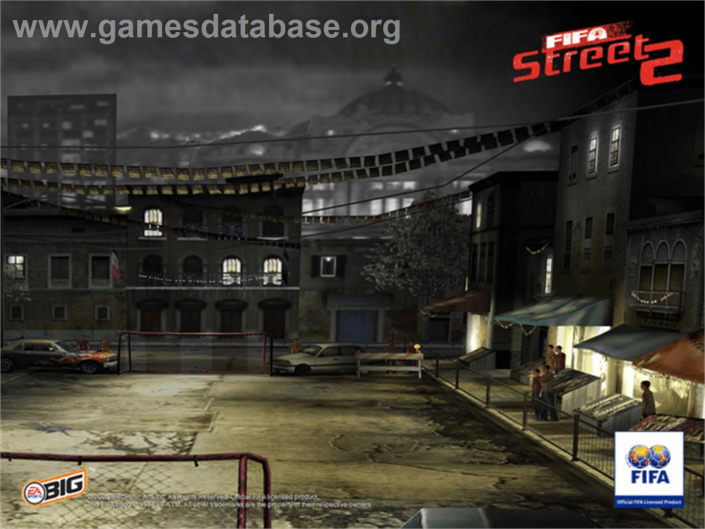 FIFA Street 2 - Microsoft Xbox - Artwork - Title Screen