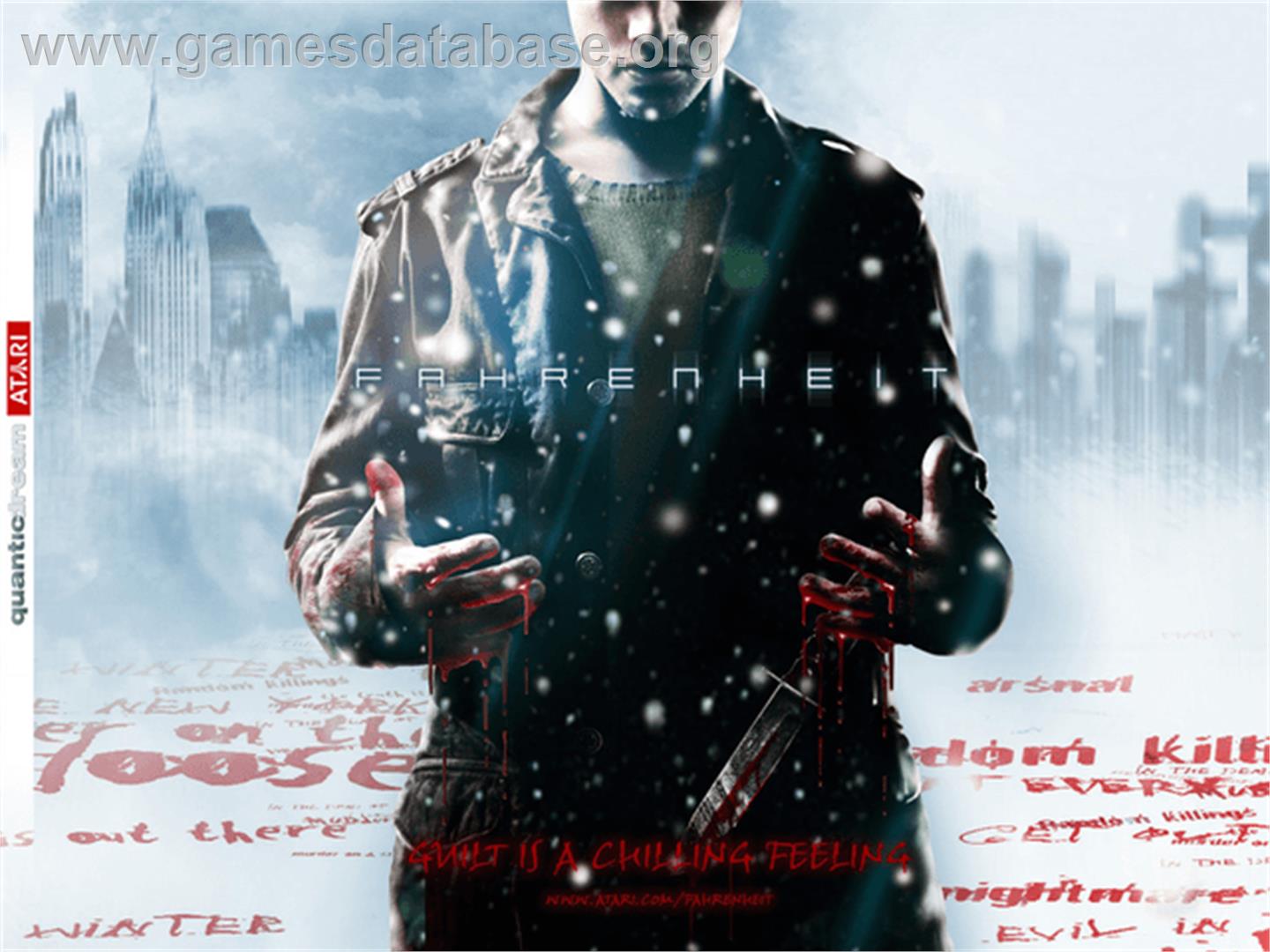 Fahrenheit - Microsoft Xbox - Artwork - Title Screen
