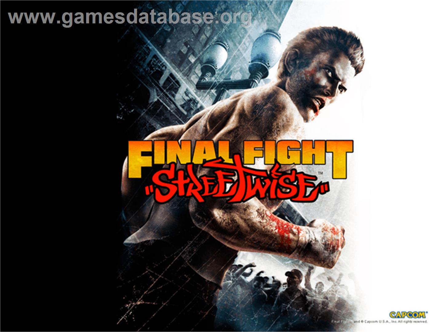 Final Fight: Streetwise - Microsoft Xbox - Artwork - Title Screen