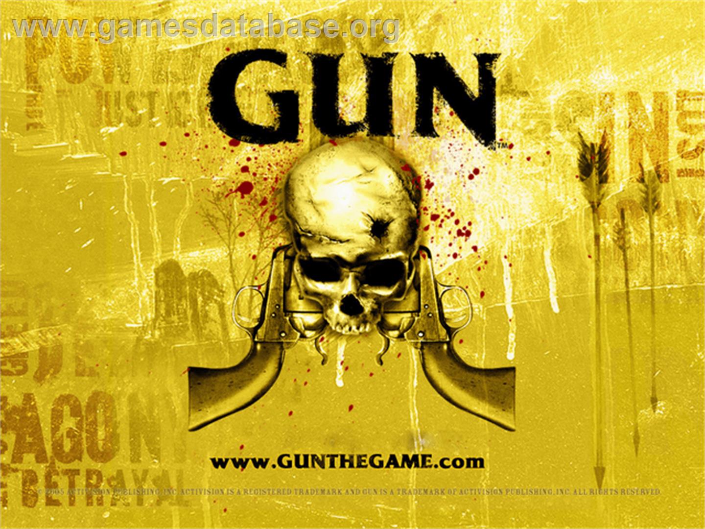Gun - Microsoft Xbox - Artwork - Title Screen