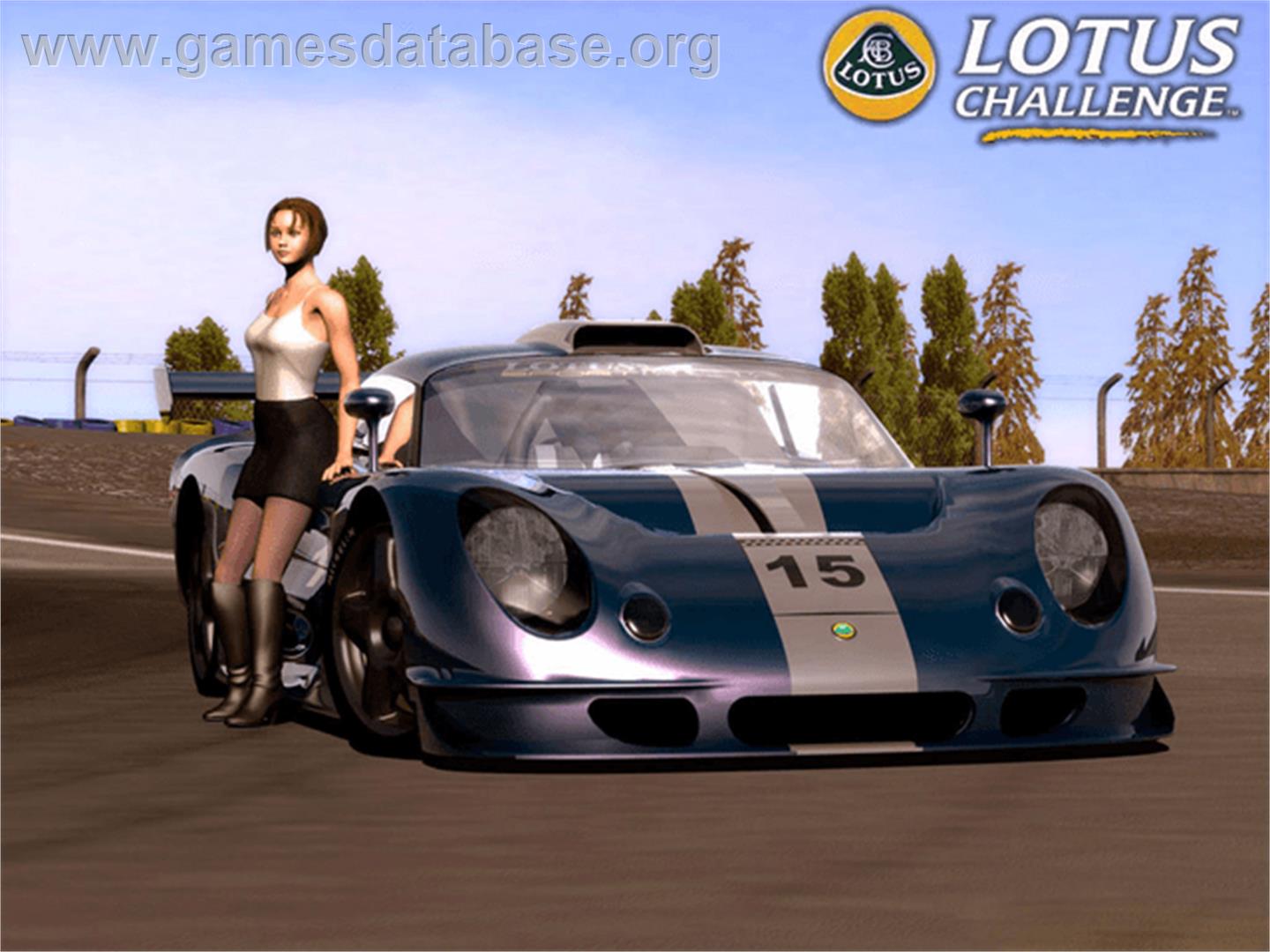 Lotus Challenge - Microsoft Xbox - Artwork - Title Screen