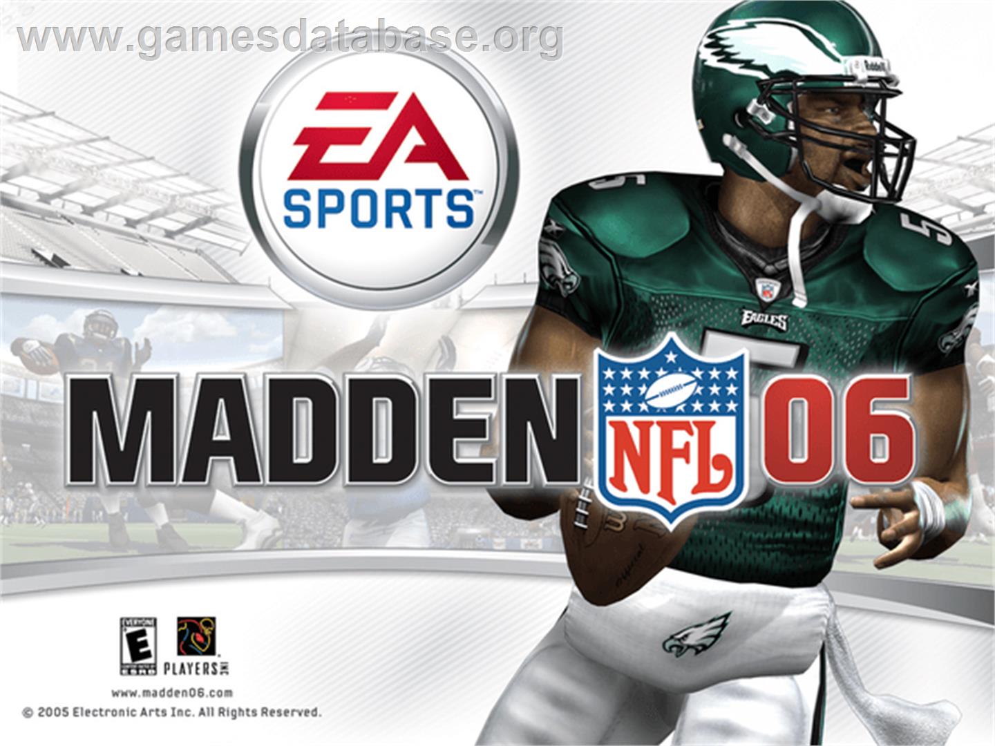 Madden Nfl 06 - Microsoft Xbox - Artwork - Title Screen