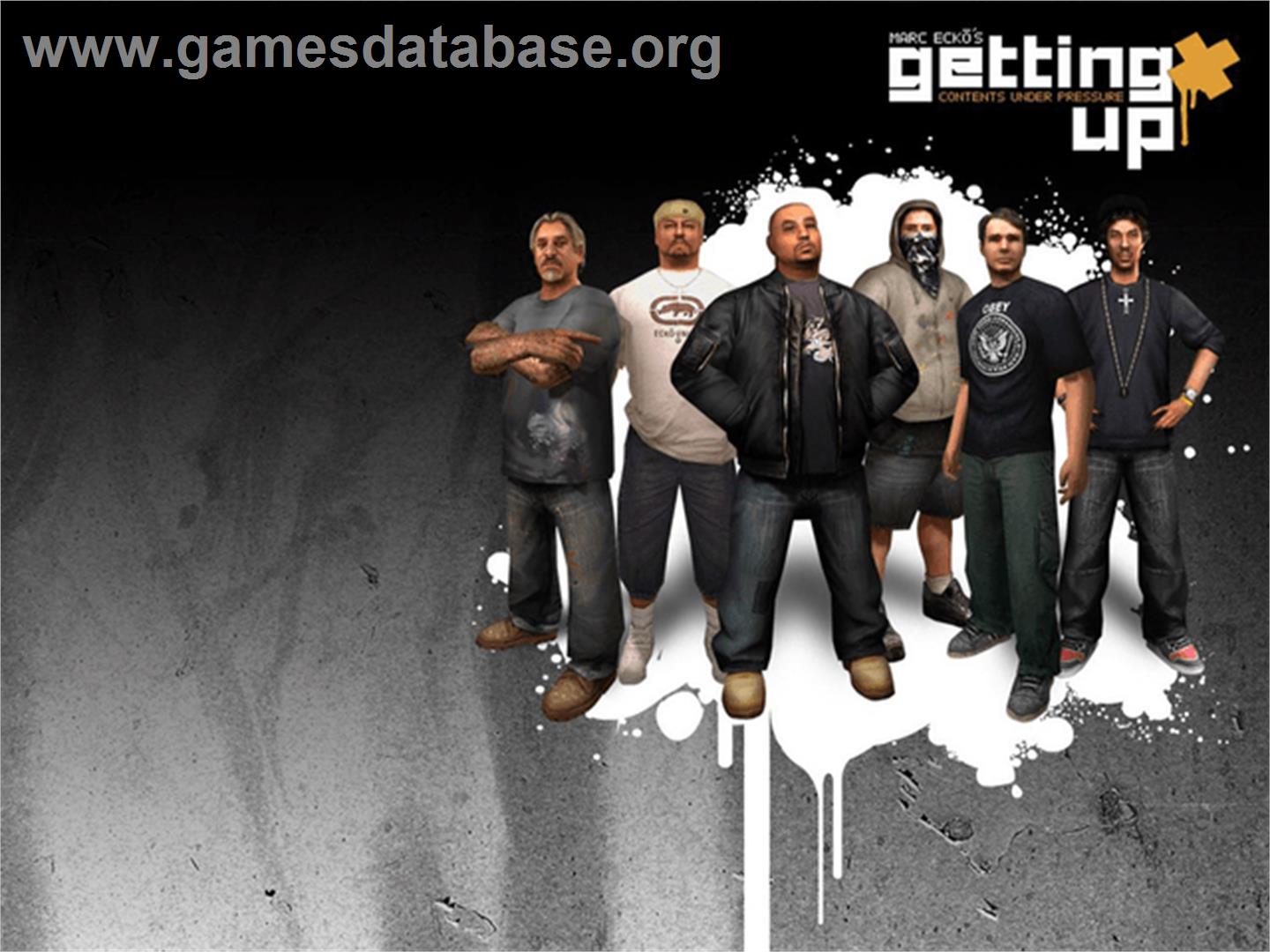Marc Ecko's Getting Up: Contents Under Pressure - Microsoft Xbox - Artwork - Title Screen