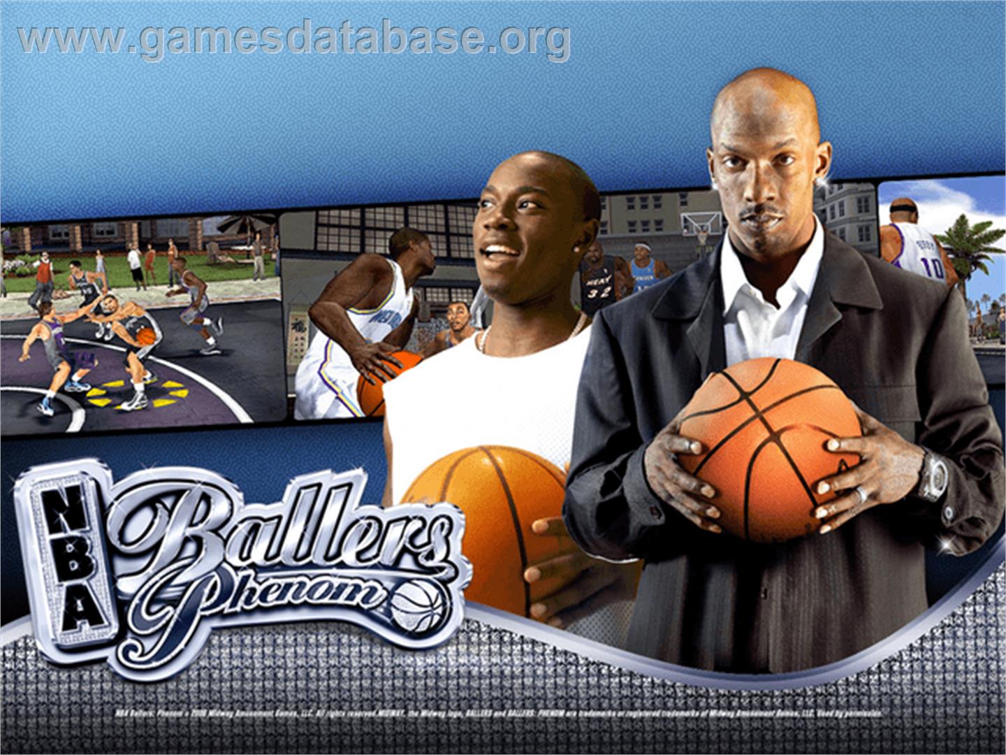 NBA Ballers: Phenom - Microsoft Xbox - Artwork - Title Screen