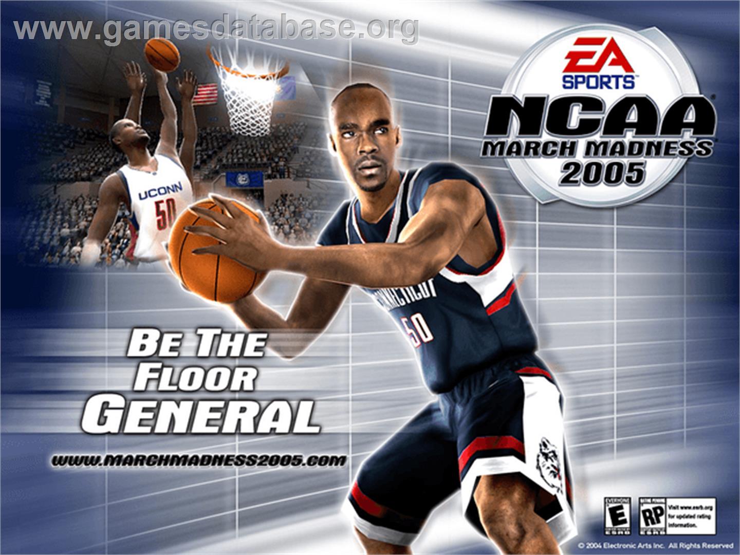 NCAA March Madness 2005 - Microsoft Xbox - Artwork - Title Screen