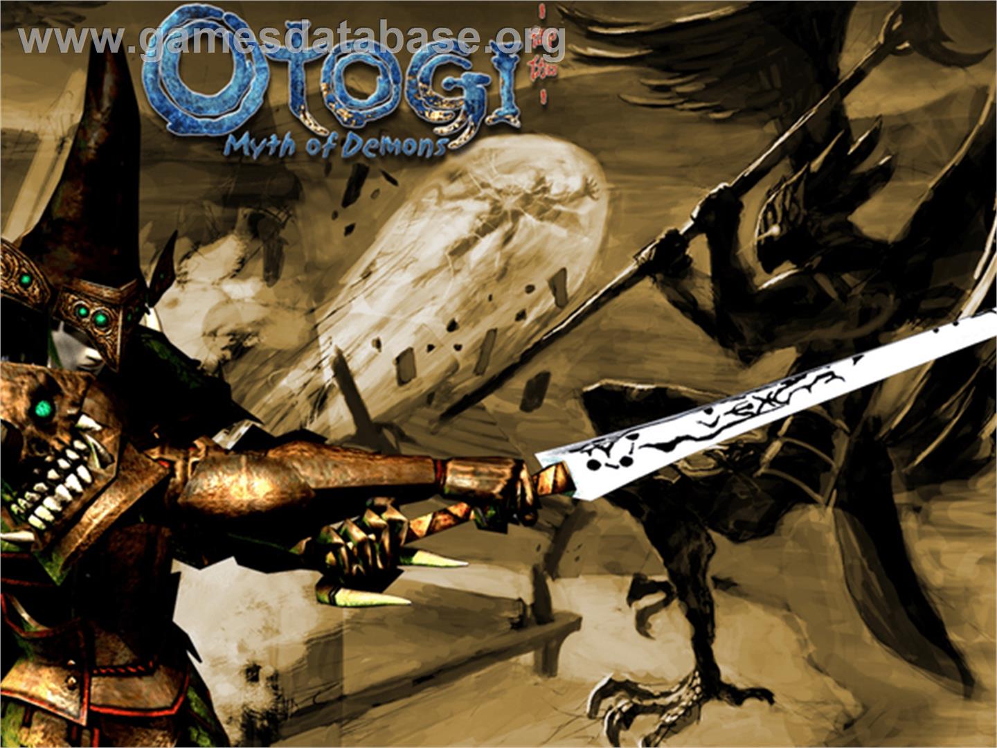 Otogi: Myth of Demons - Microsoft Xbox - Artwork - Title Screen