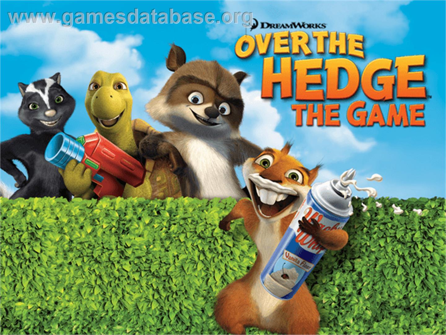 Over The Hedge - Microsoft Xbox - Artwork - Title Screen