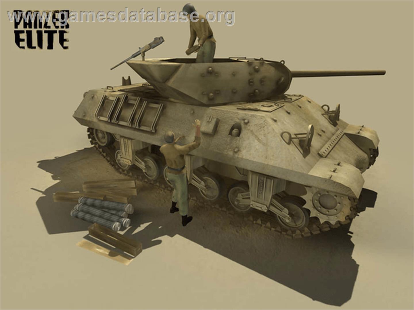 Panzer Elite Action: Fields of Glory - Microsoft Xbox - Artwork - Title Screen