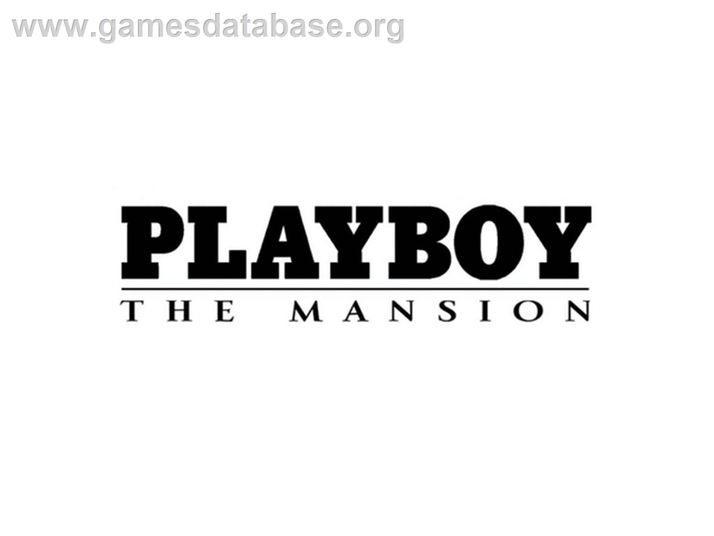 Playboy - The Mansion - Microsoft Xbox - Artwork - Title Screen