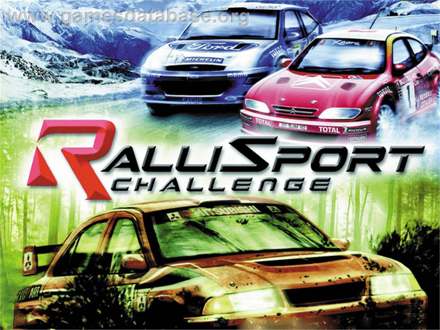 Rallisport Challenge - Microsoft Xbox - Artwork - Title Screen