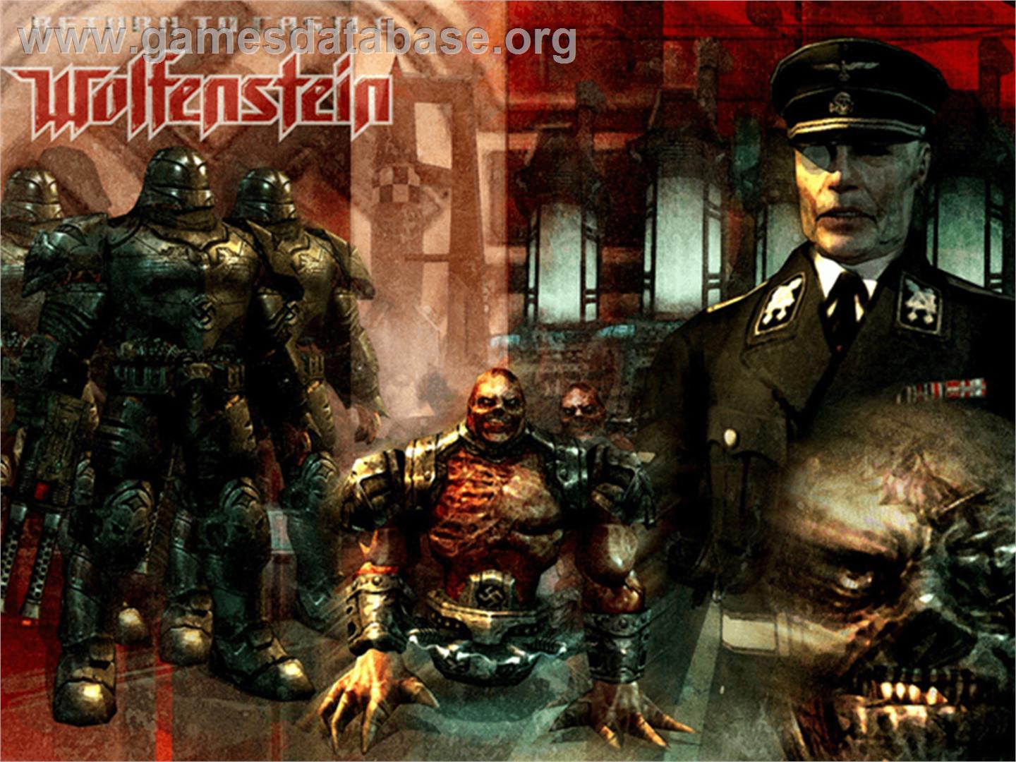 Return To Castle Wolfenstein - Tides Of War - Microsoft Xbox - Artwork - Title Screen